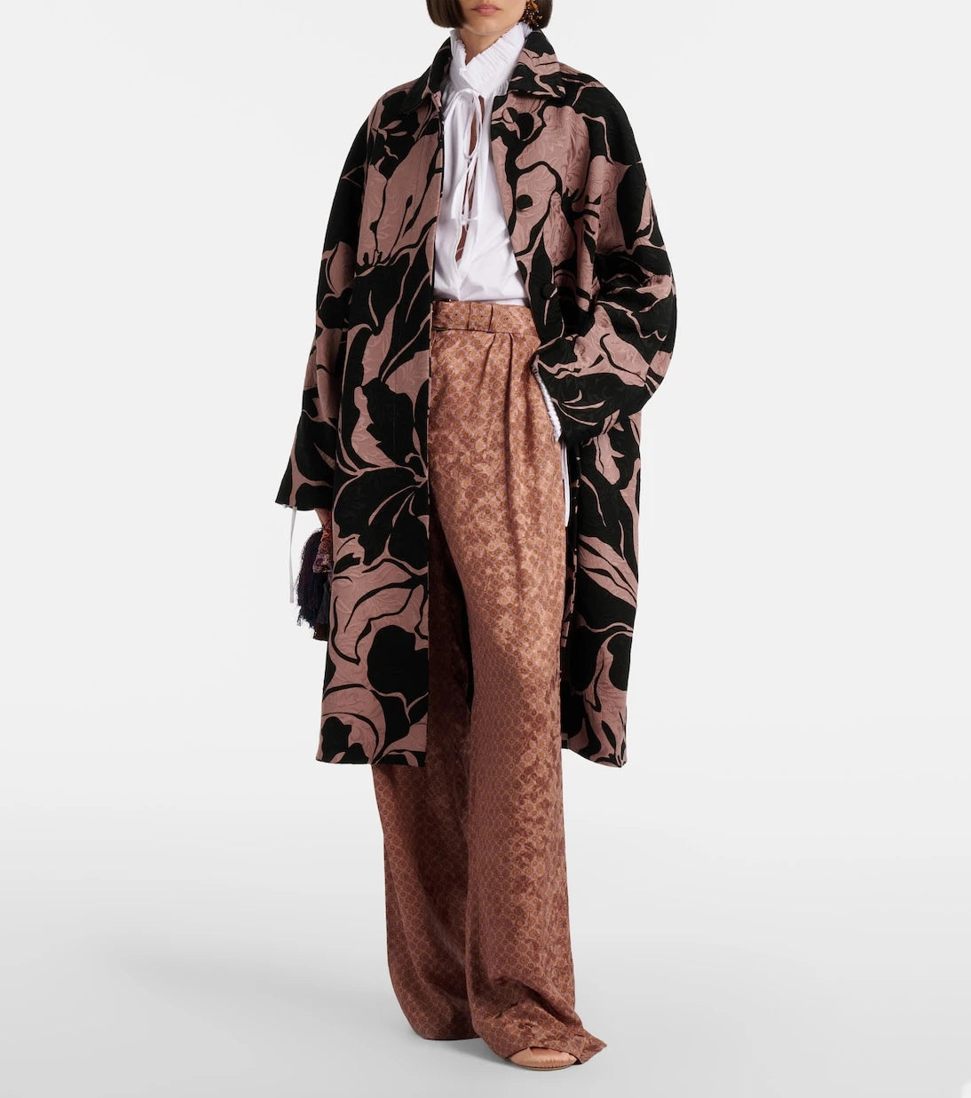 Dries Van Noten - Floral coat