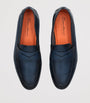 Leather Cashmere-Lined Carlos Loafers
