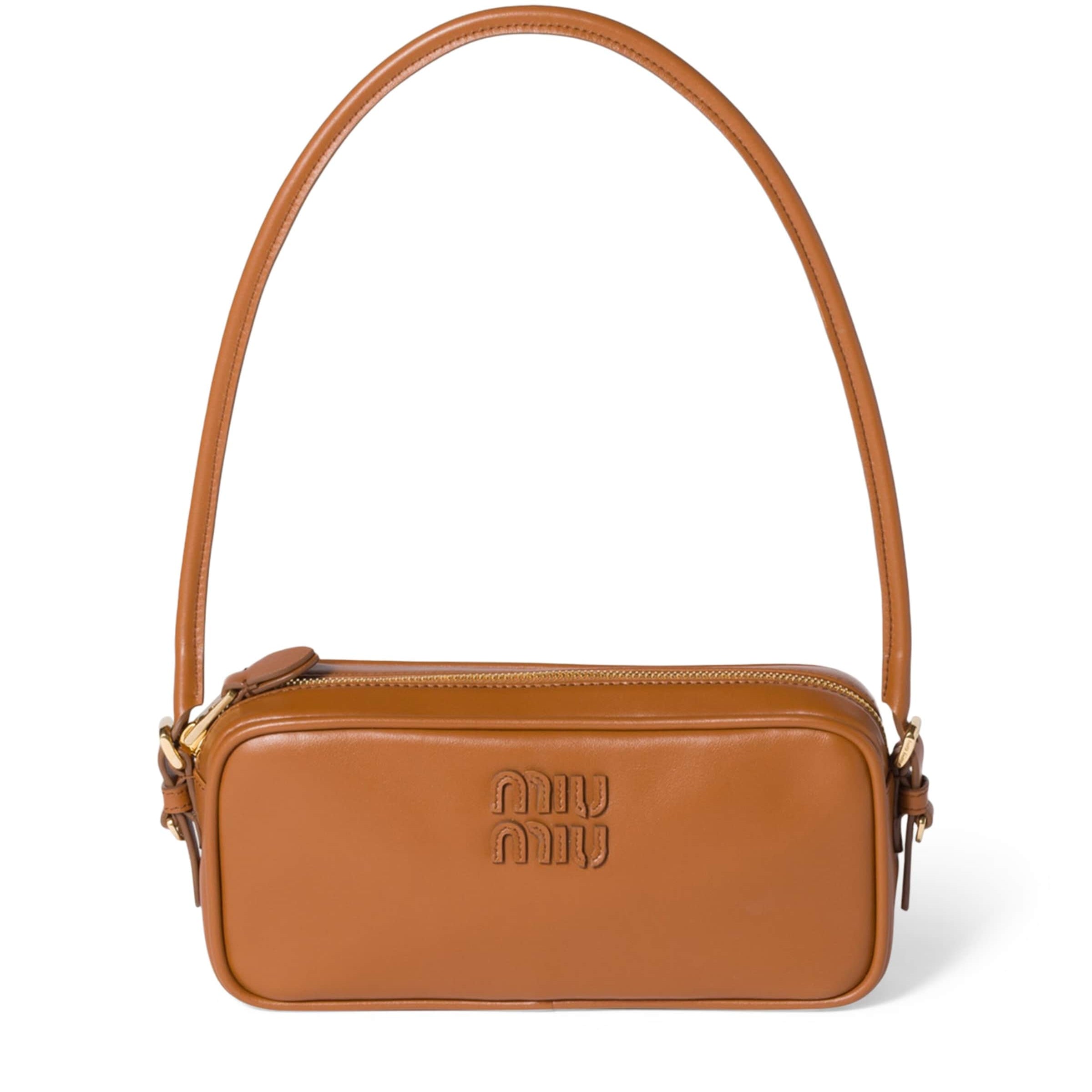 Miu Miu Brown Leather Pouch