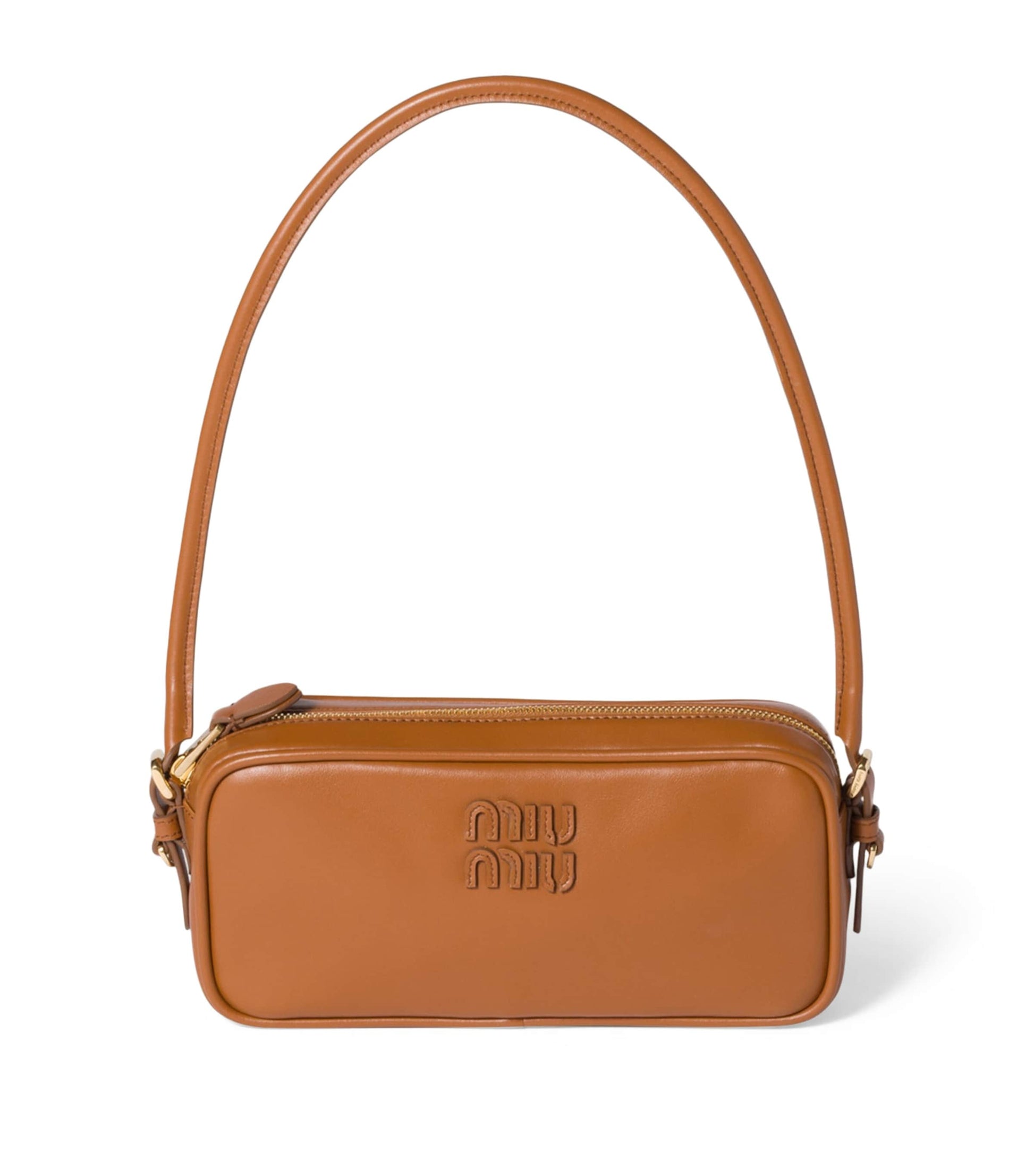 Miu Miu Brown Leather Pouch