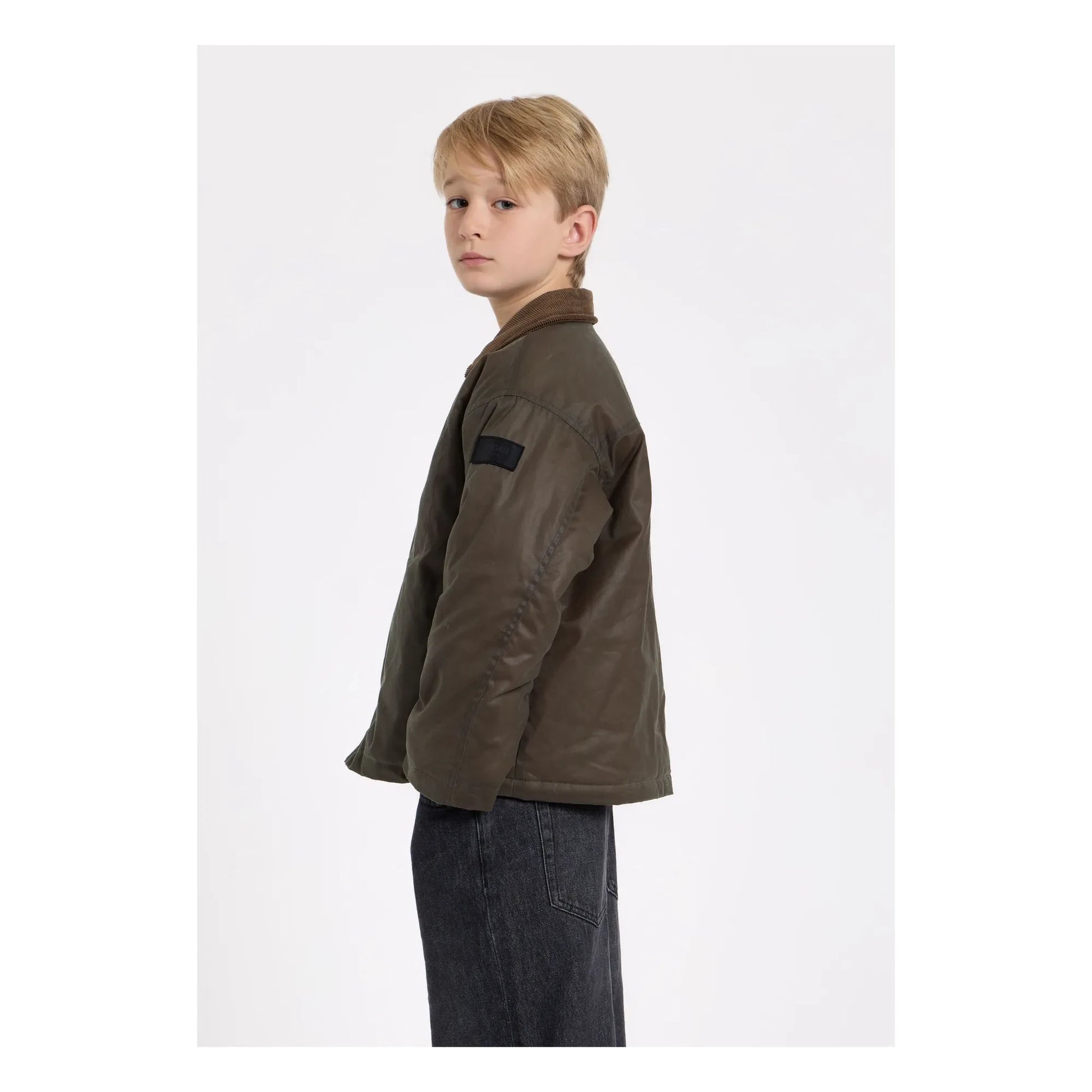 Finger in the nose - Clark Oiled Canvas Jacket | Khaki