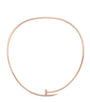 Small Rose Gold and Diamond Juste un Clou Torque Necklace