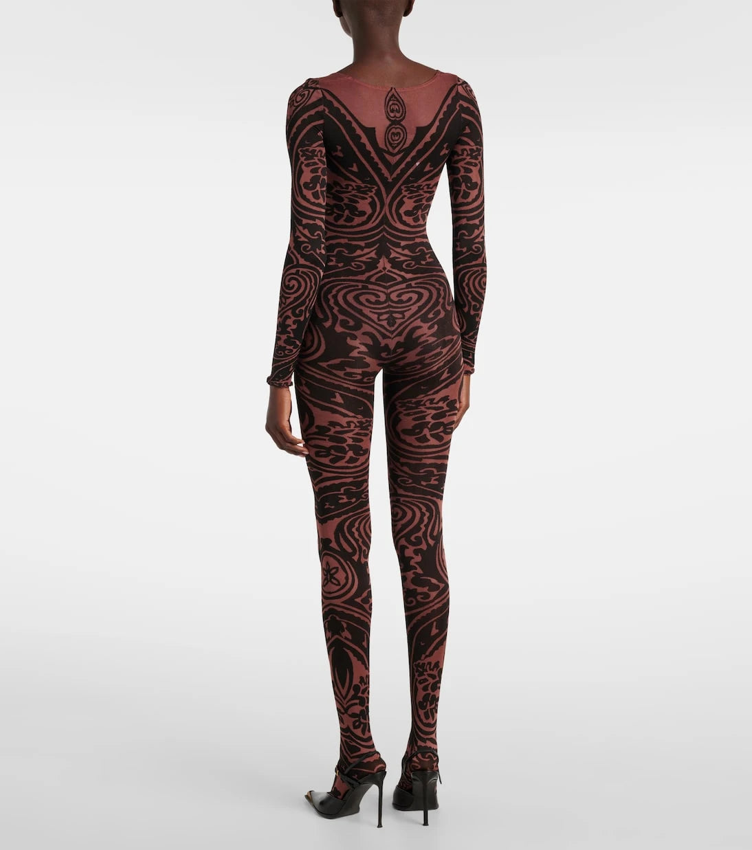 Wolford - ثوب قطة منقوشة بيزلي x Etro Tattoo