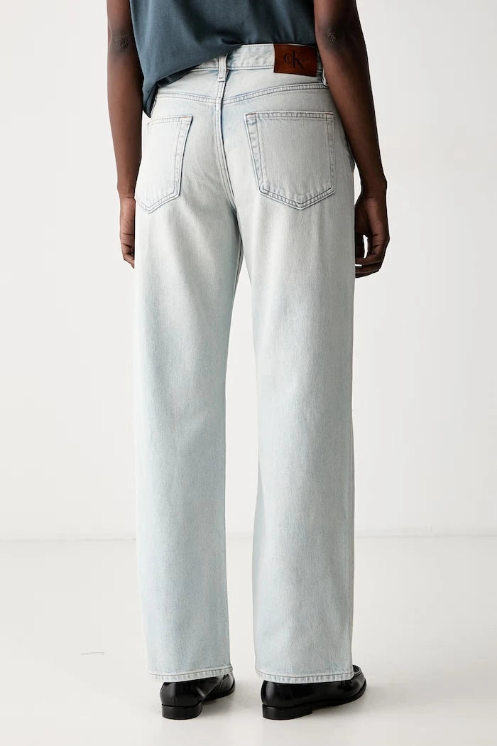 Calvin Klein Jeans kadın düz paça jean