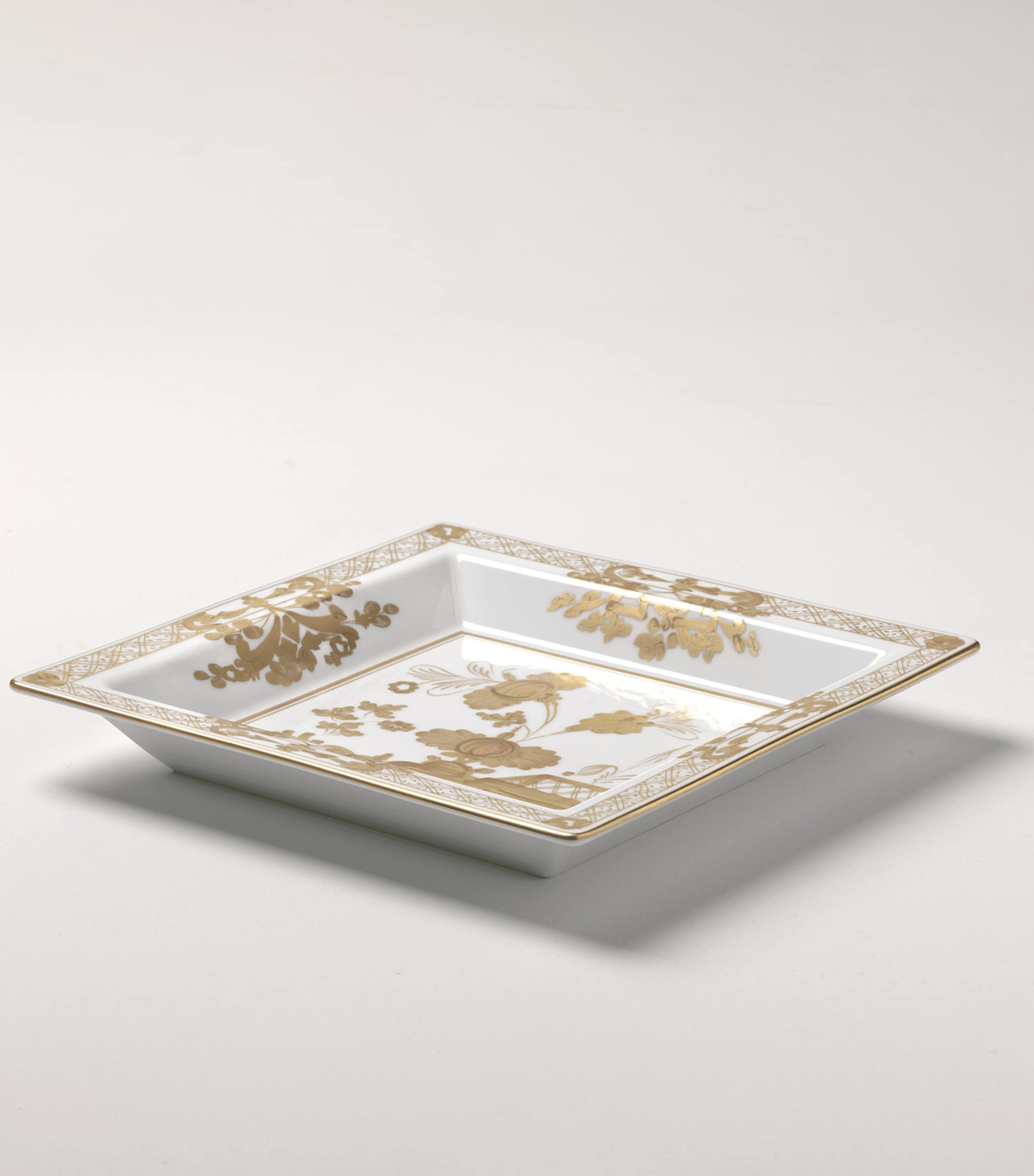Large Porcelain Oggetti Change Tray