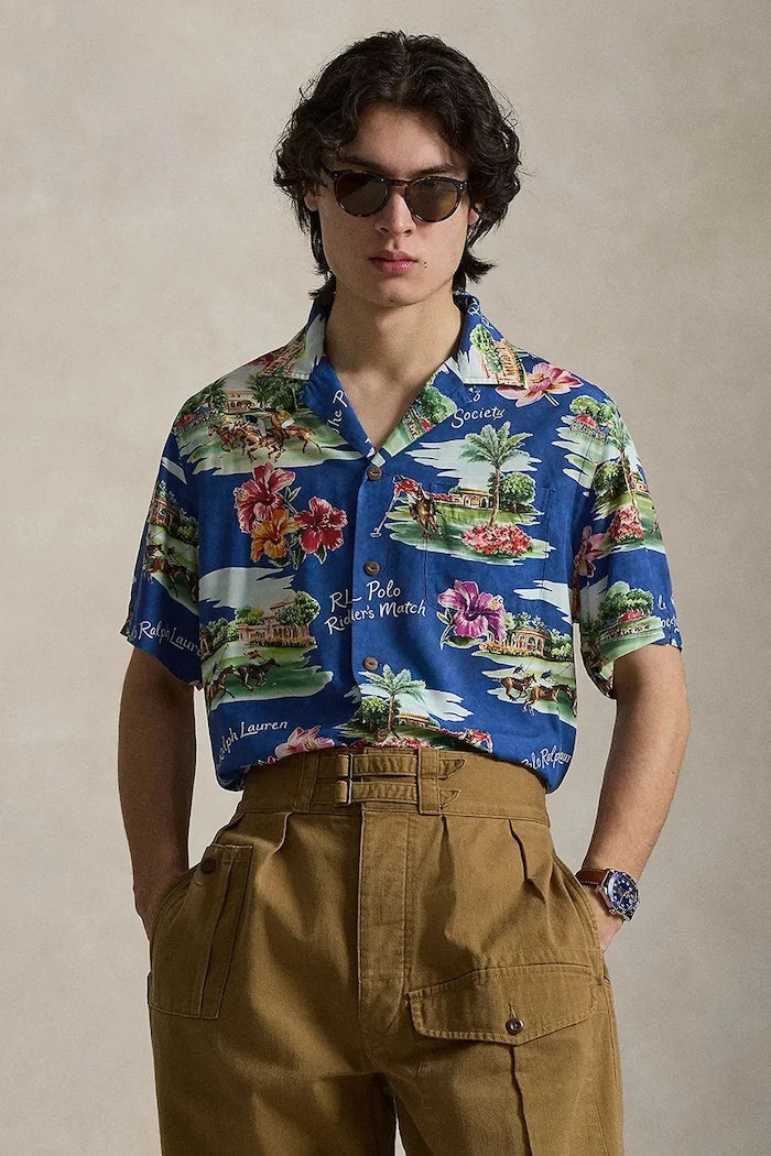 Polo Ralph Lauren риза мъжка от вискоза