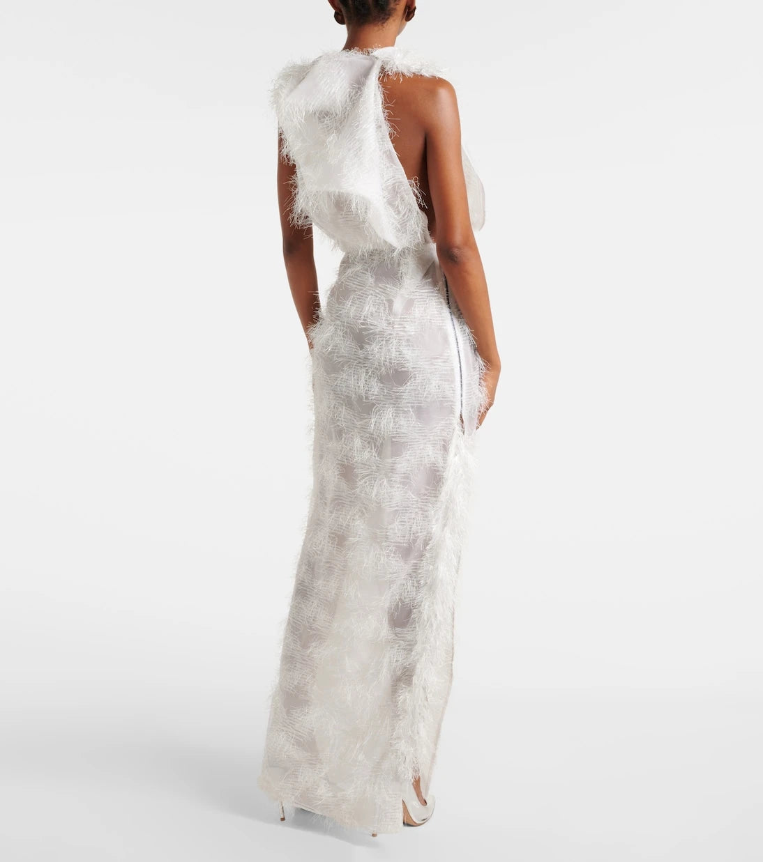 Maticevski - Alabaster silk-blend gown