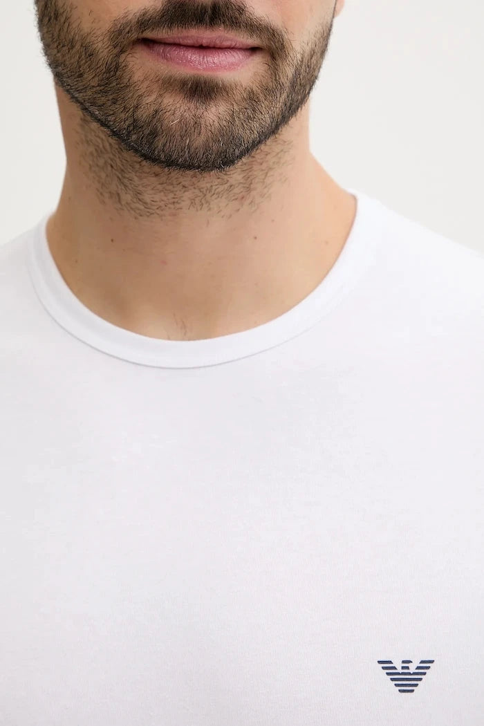 Emporio Armani Underwear basic erkek pamuk ve elastan tişört 2 adet