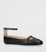 Chloé Black Leather Misty Ballerina Flats