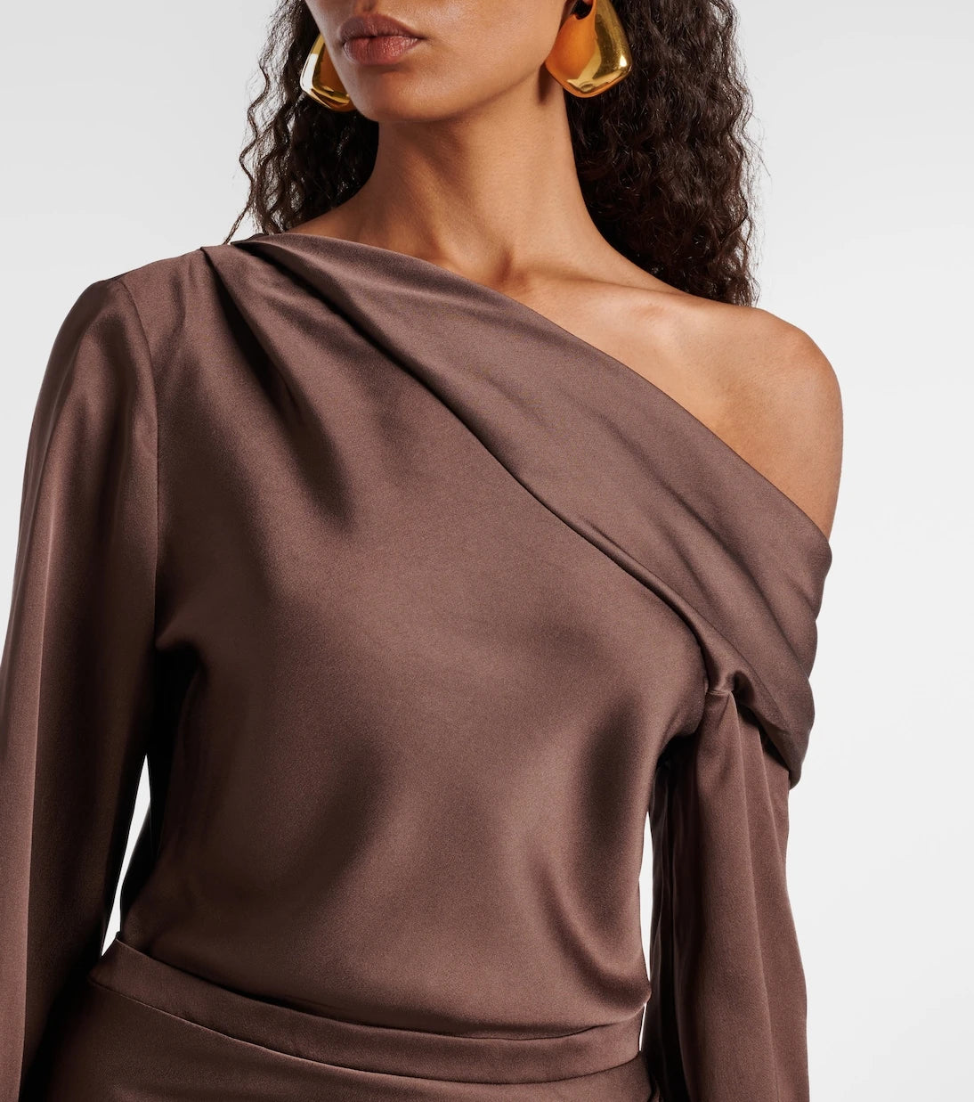 Simkhai - Cameron draped one-shoulder minidress