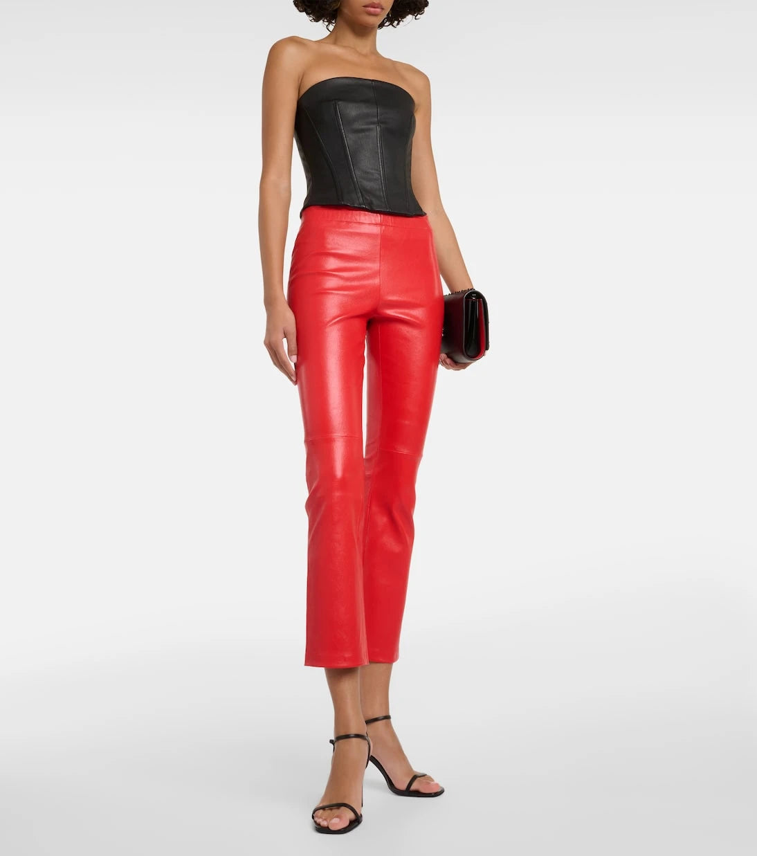 Stouls - Leather cropped pants