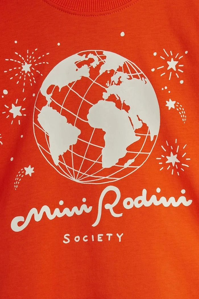 Mini Rodini Mini Rodini Society Çocuk Pamuklu Tişört