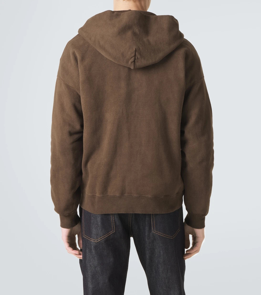 Visvim - سويت شيرت بغطاء رأس جامبو من قطن الجيرسيه