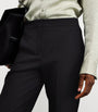 Max Mara Black Gabardine Slim Trousers