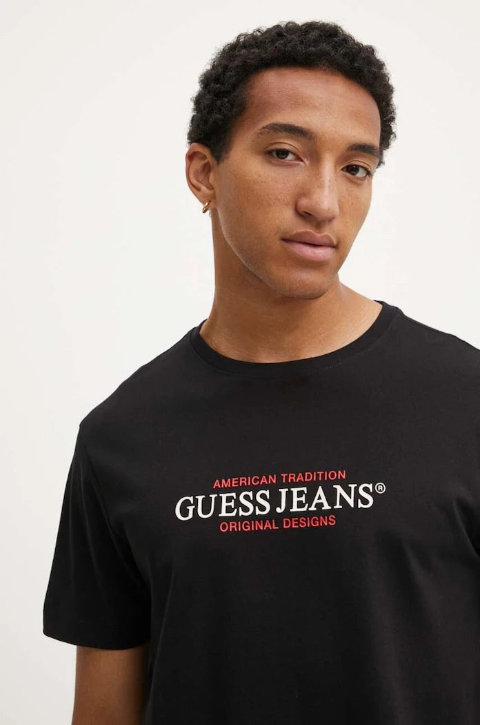 Памучна тениска Guess Jeans