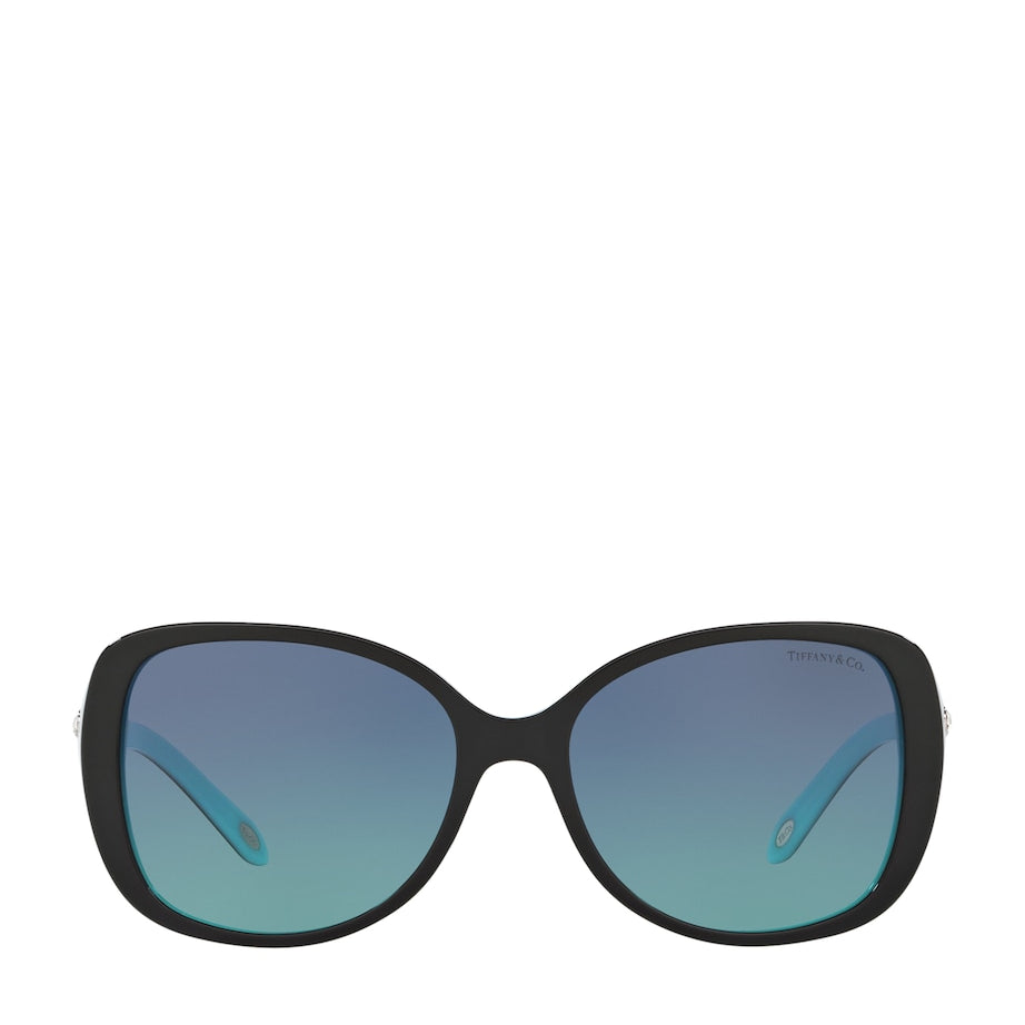 Tiffany & Co. Black Round Sunglasses