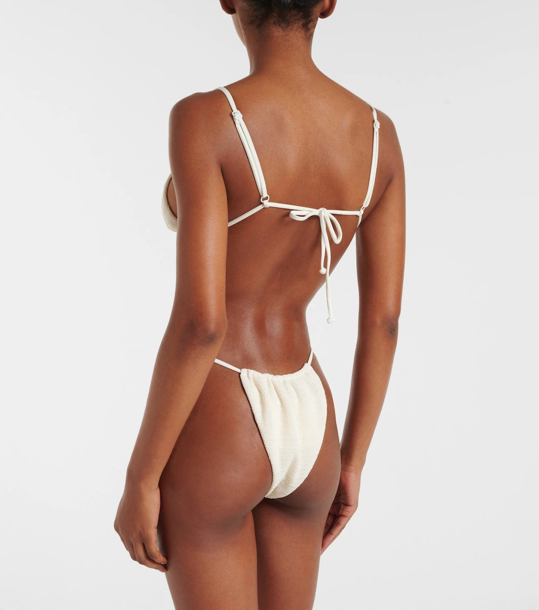Faithfull - Brita cotton-blend crochet bikini bottoms
