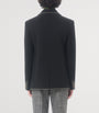 Valentino Garavani Black Virgin Wool Crest Blazer