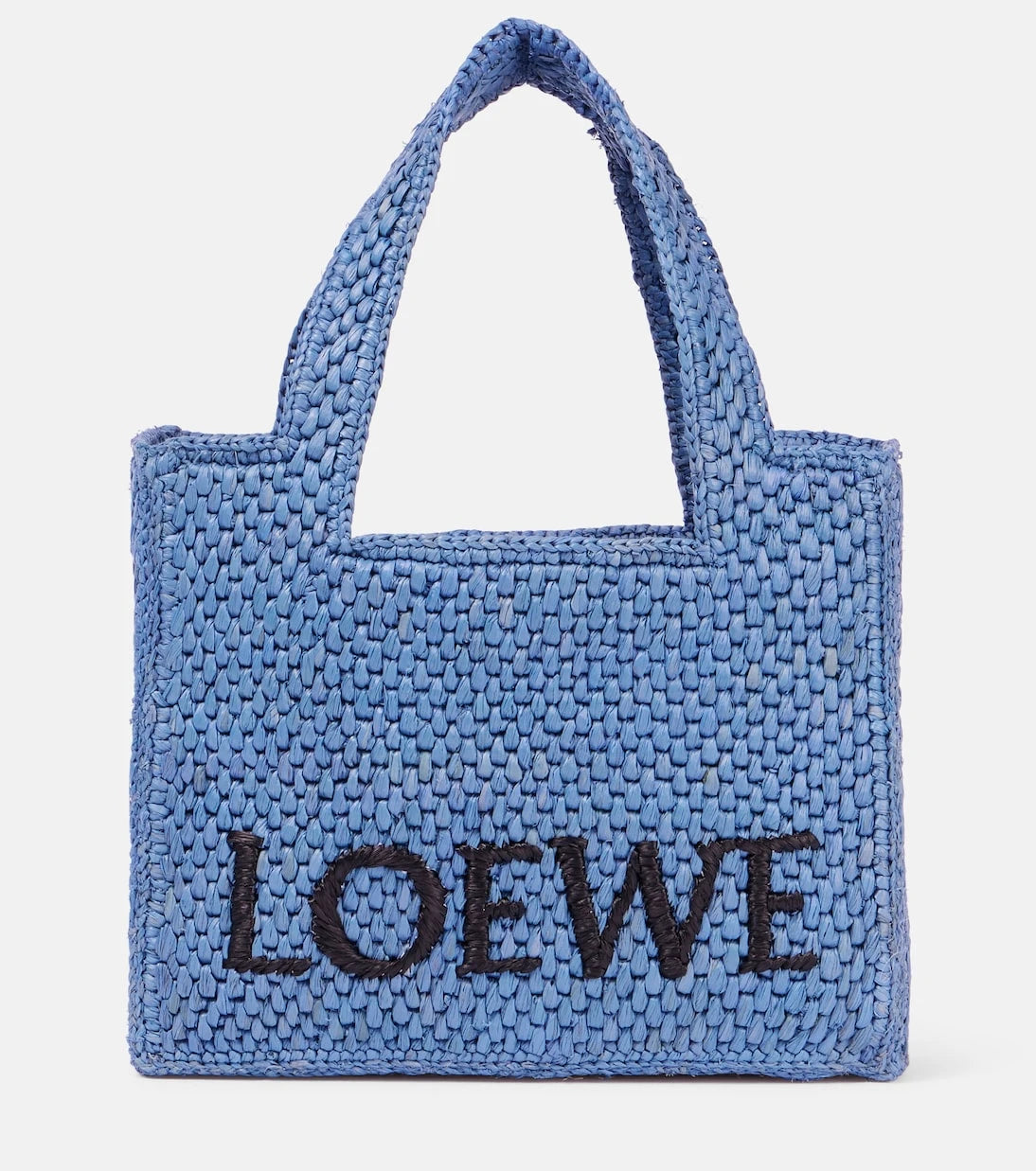 Loewe - Paula's Ibiza Mini logo raffia shopper