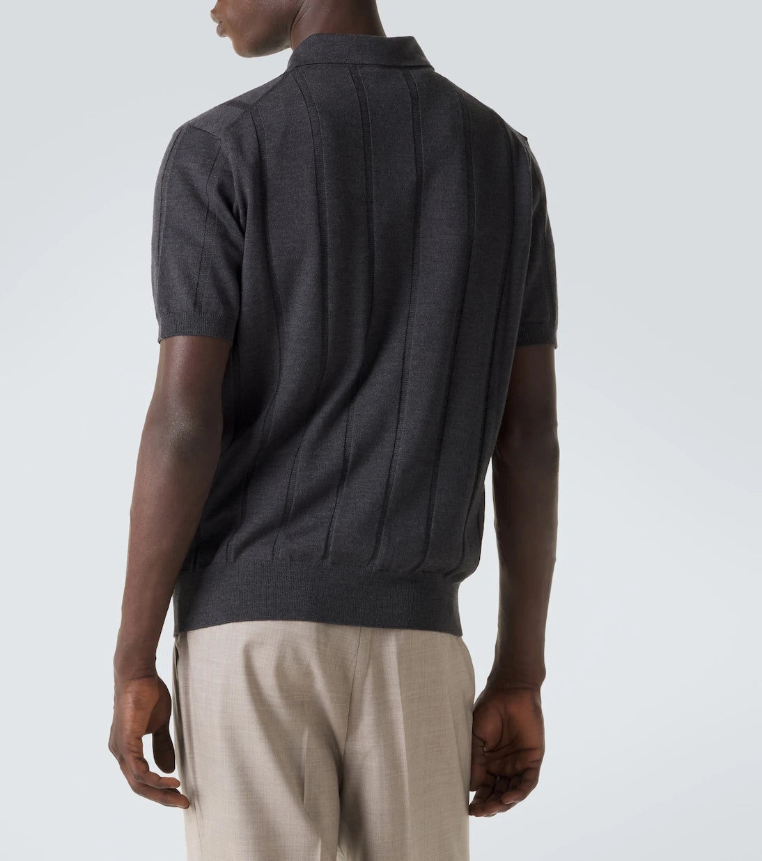 Canali - Virgin wool polo sweater