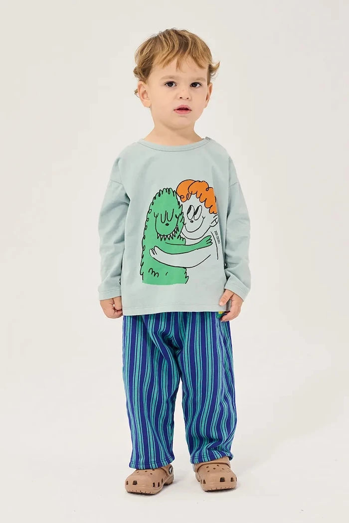 Bobo Choses Bebek Pamuk Uzun Kollu Bluz Hug Hairy Monster