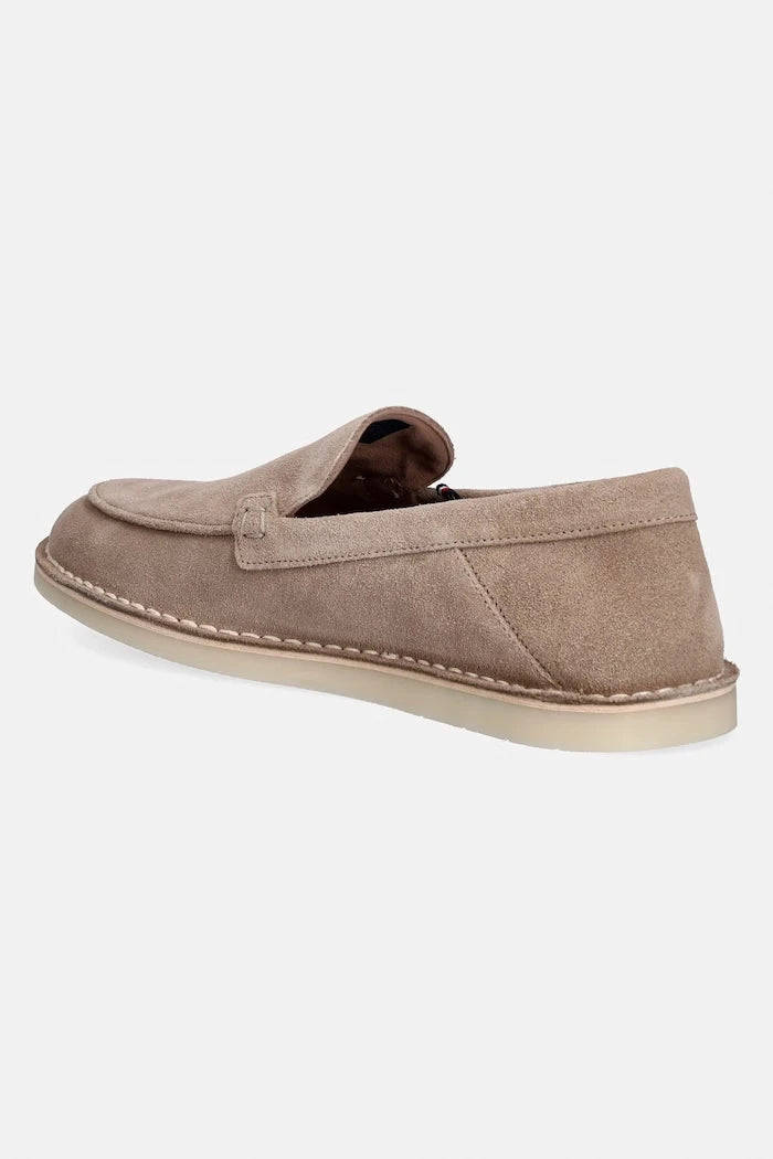 Tommy Hilfiger Erkek Süet Mokasen HILFIGER STITCHDOWN SUEDE LOAFER