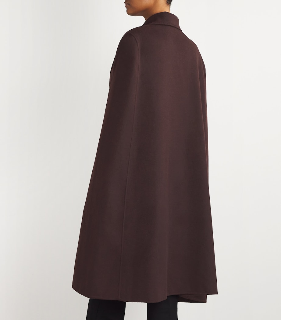 Wolk Morais Cashmere On Set Cape Coat