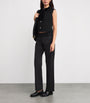Claudie Pierlot Black Tie-Neck Blouse