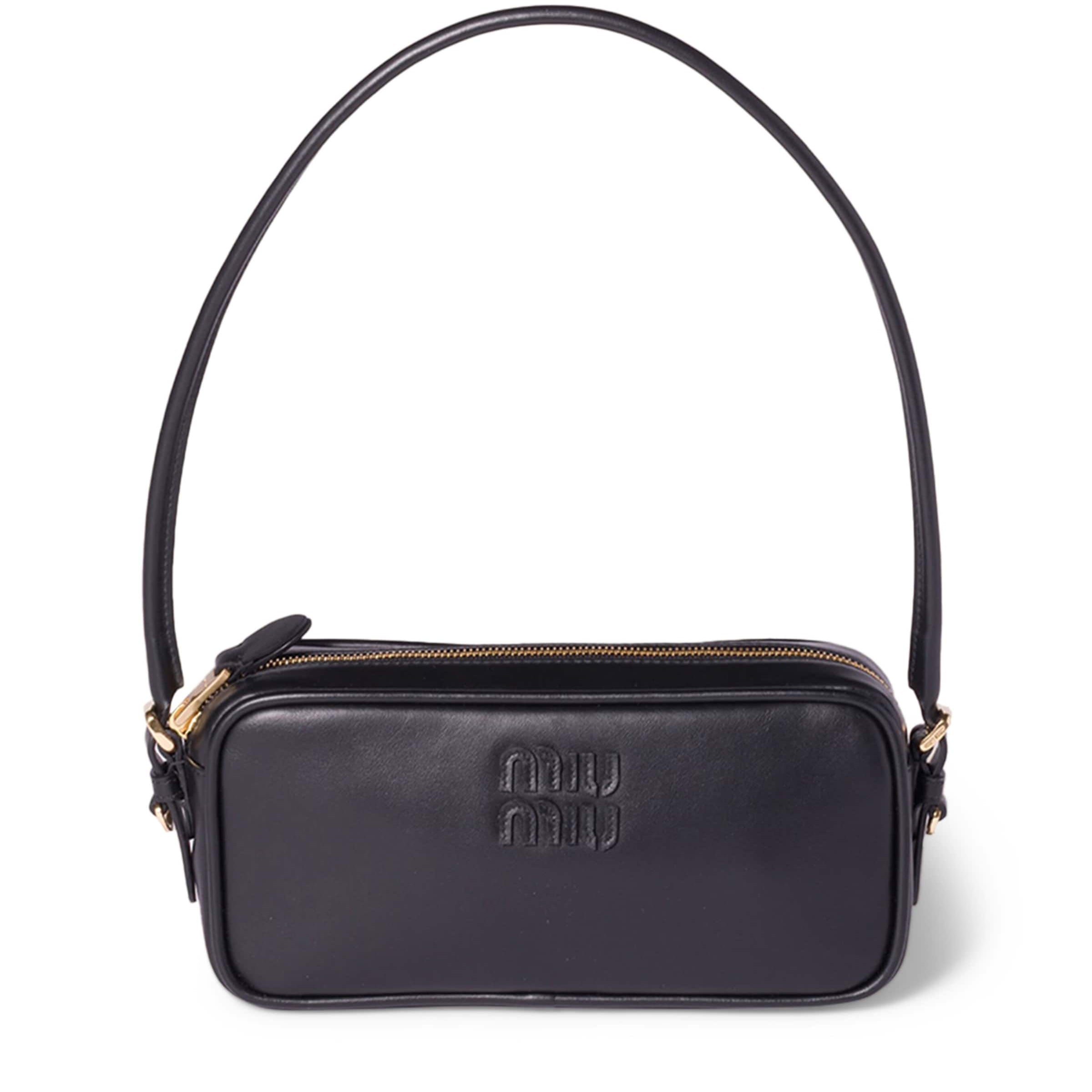 Miu Miu Black Leather Pouch