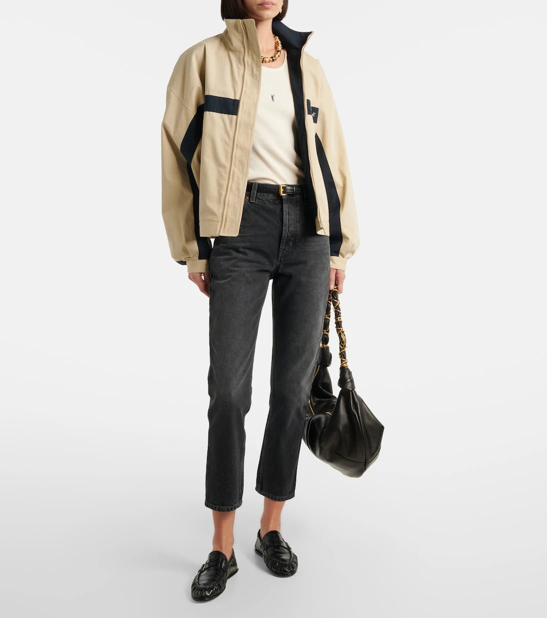 Saint Laurent - Amalia Cassandre leather shoulder bag