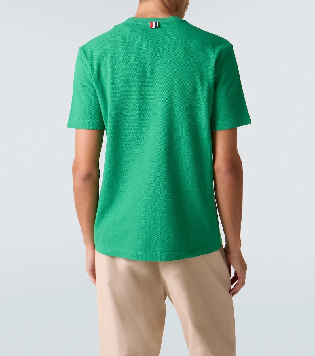 Thom Browne - 4-Bar cotton piqué T-shirt