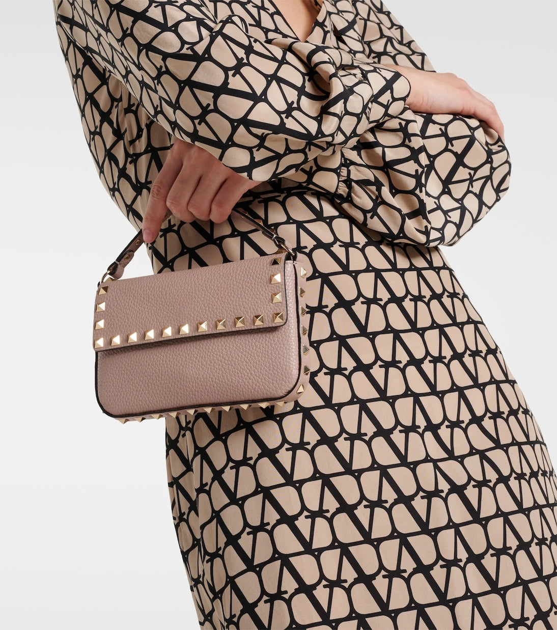 Valentino Garavani - Rockstud Small leather shoulder bag