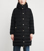 Weekend Max Mara Black Down Quilted Longline Jacket