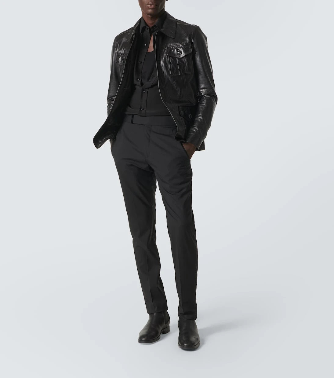 Tom Ford - Leather field jacket