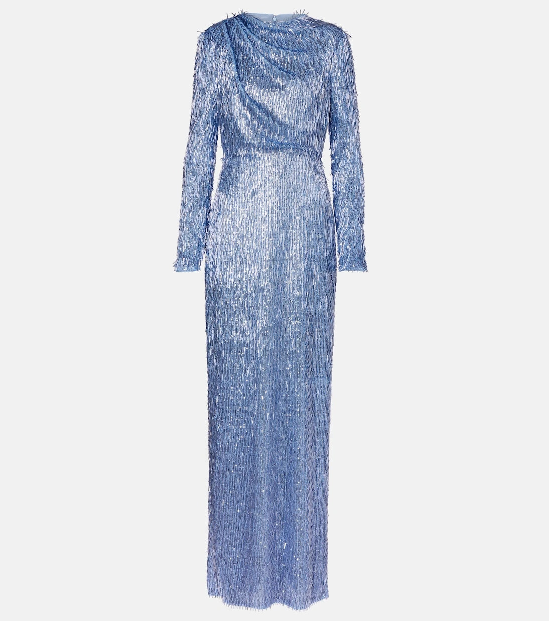 Erdem - Draped embellished gown