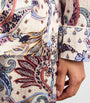 Multi Silk Paisley Pyjama Set