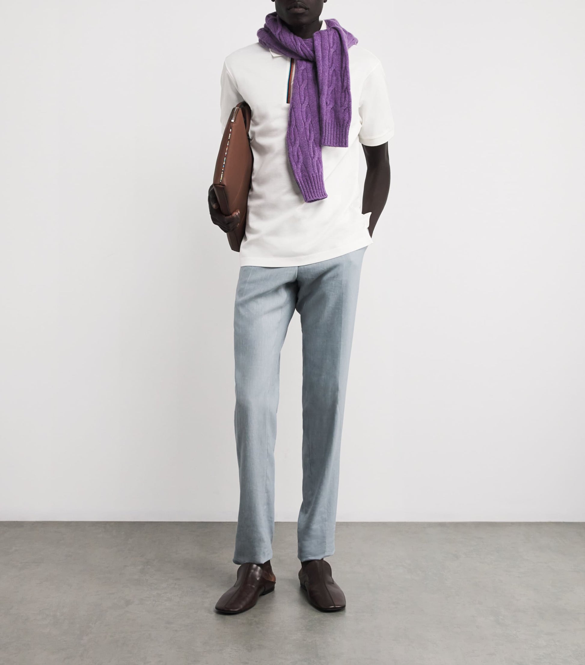 Cotton Signature Stripe Polo Shirt