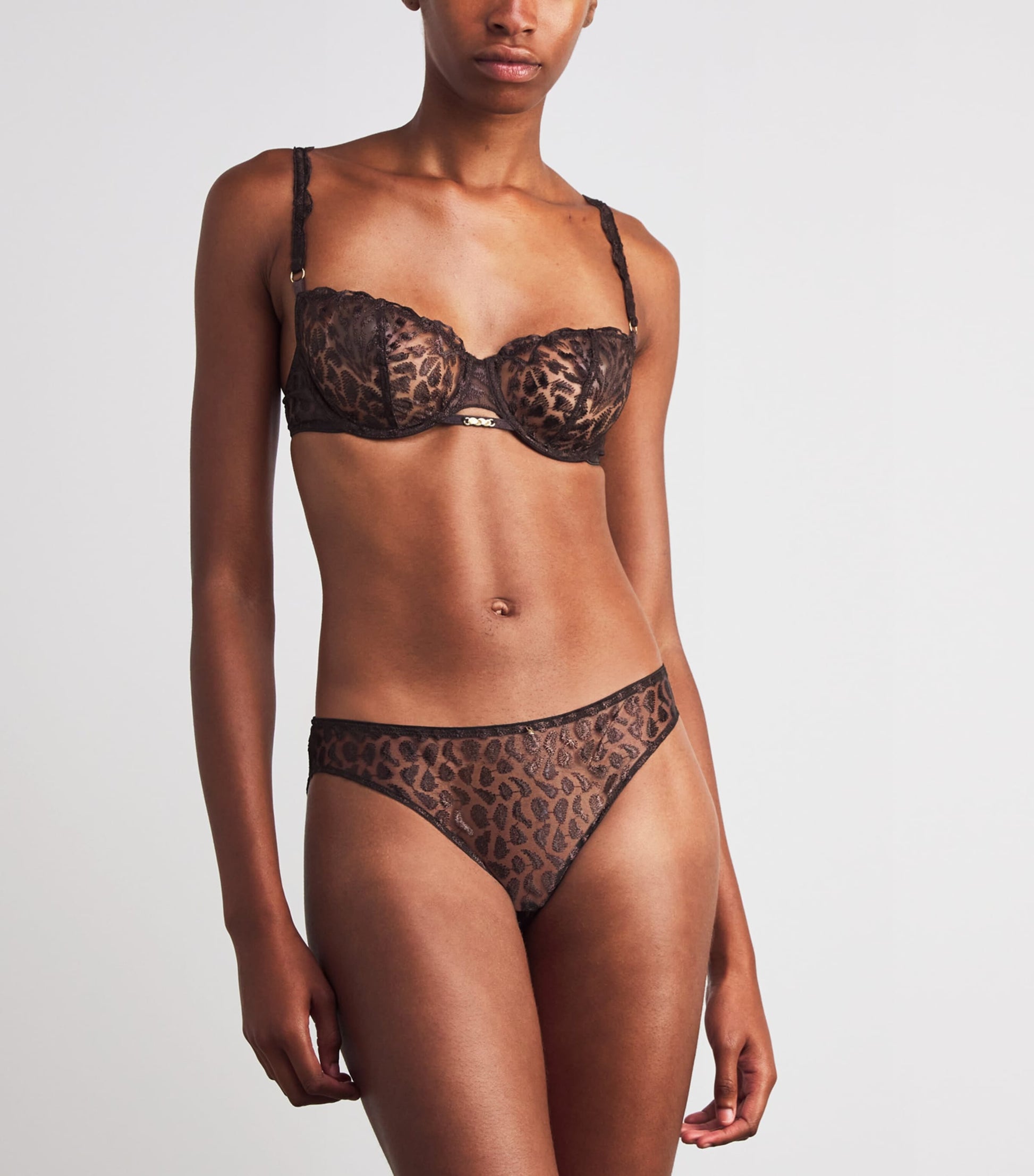 Aubade Brown Crazy in Love Half Cup Bra
