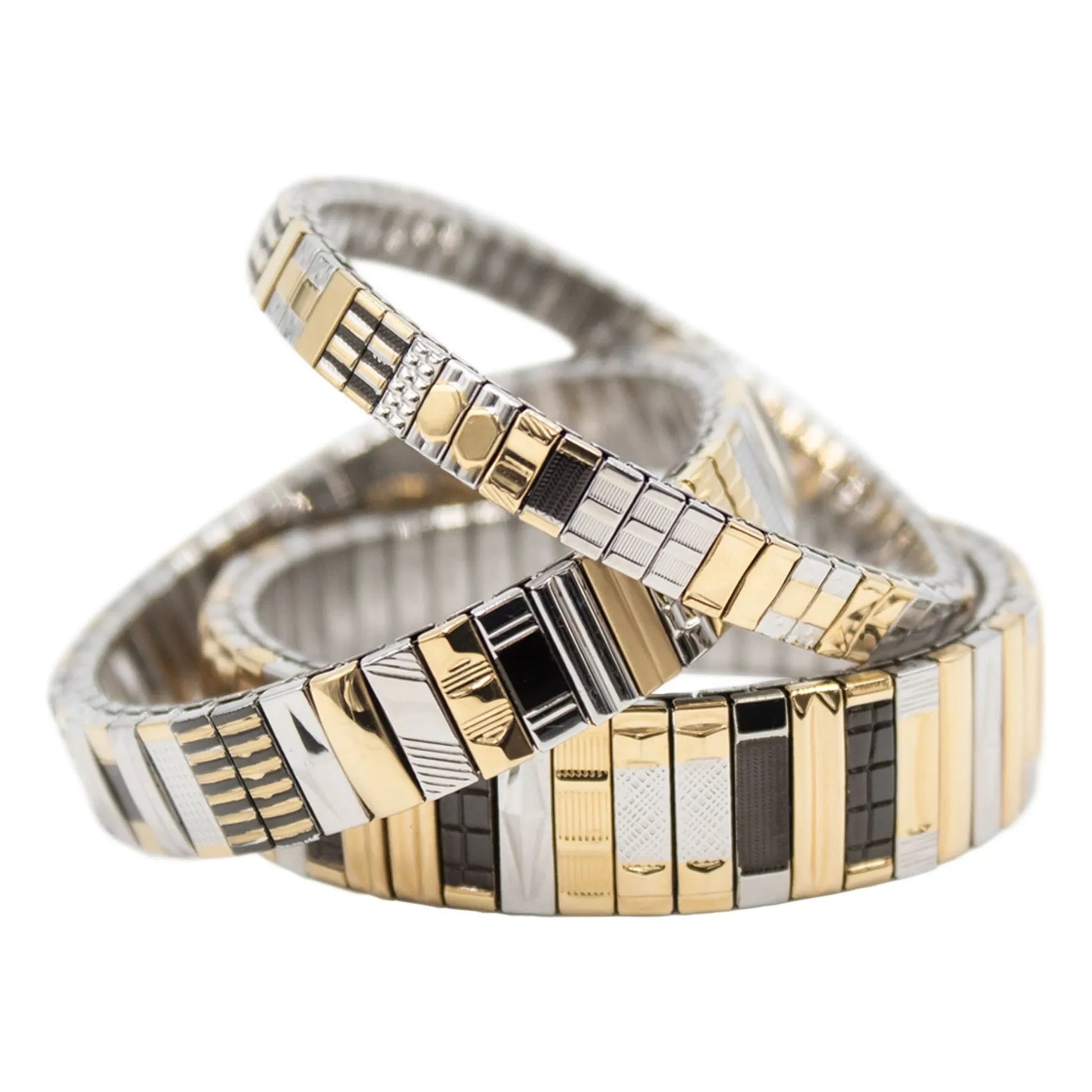 Sigal - SIG 14 bracelet | Black/Gold/Silver