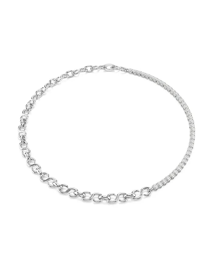 Swarovski metal kadın kolyesi, MATRIX, zirkonlu