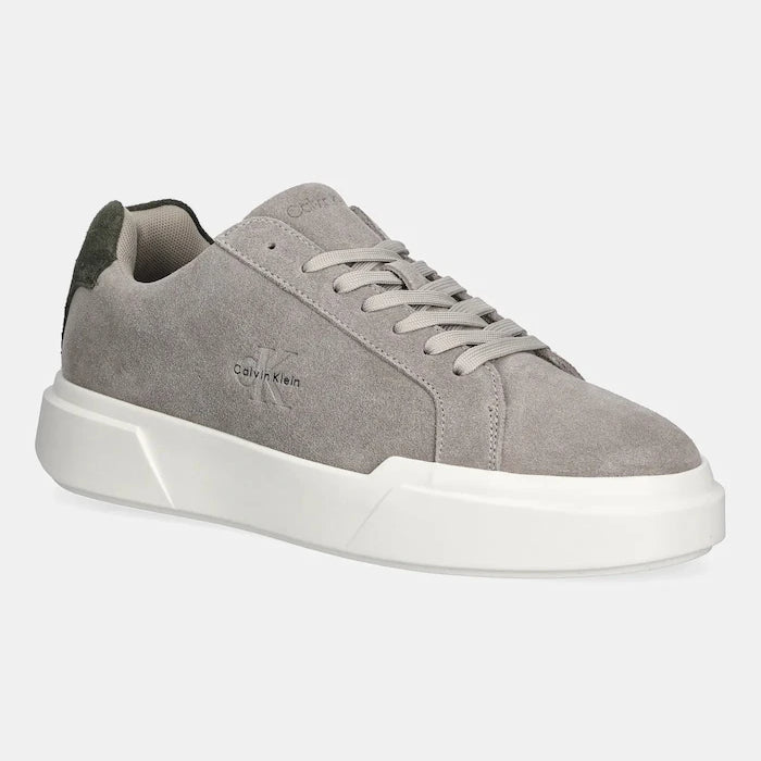 Кожени маратонки Calvin Klein CHUNKY CUPSOLE LACEUP SU