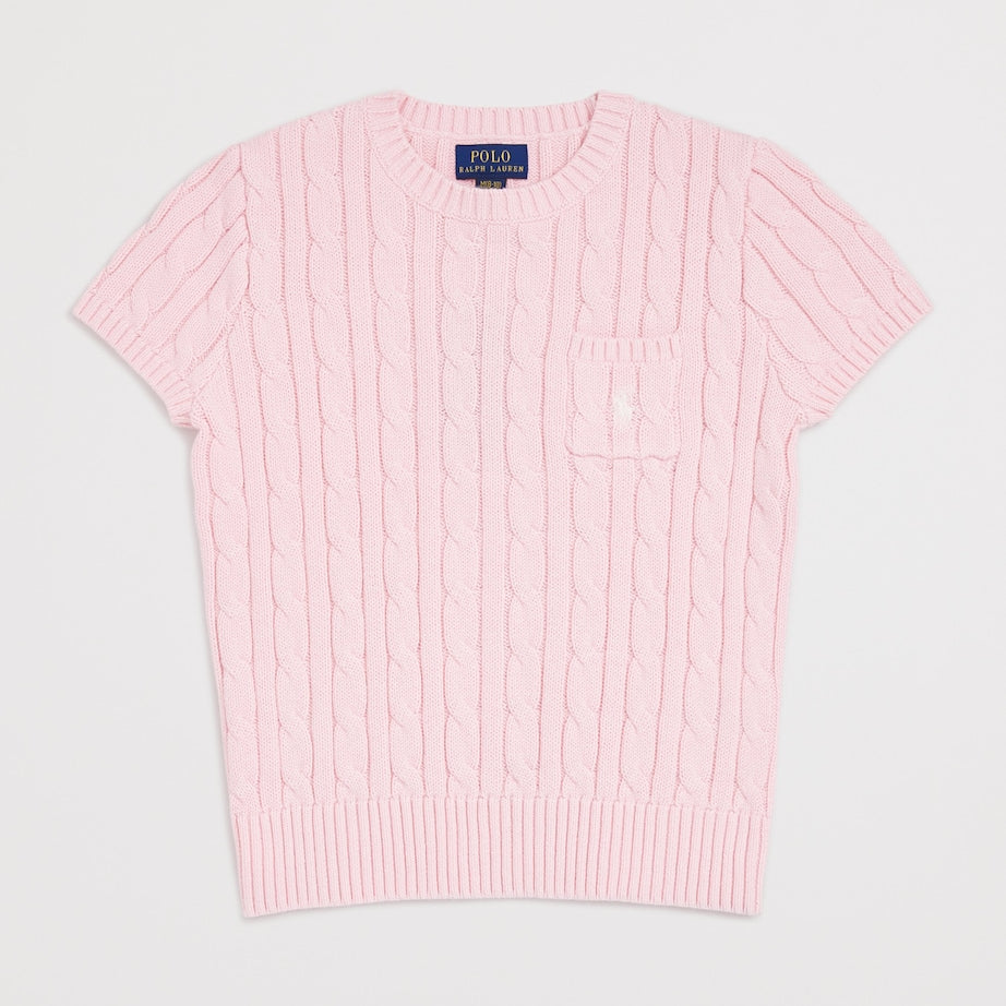 Ralph Lauren Kids Cotton Cable-Knit Top (7-14 Years)