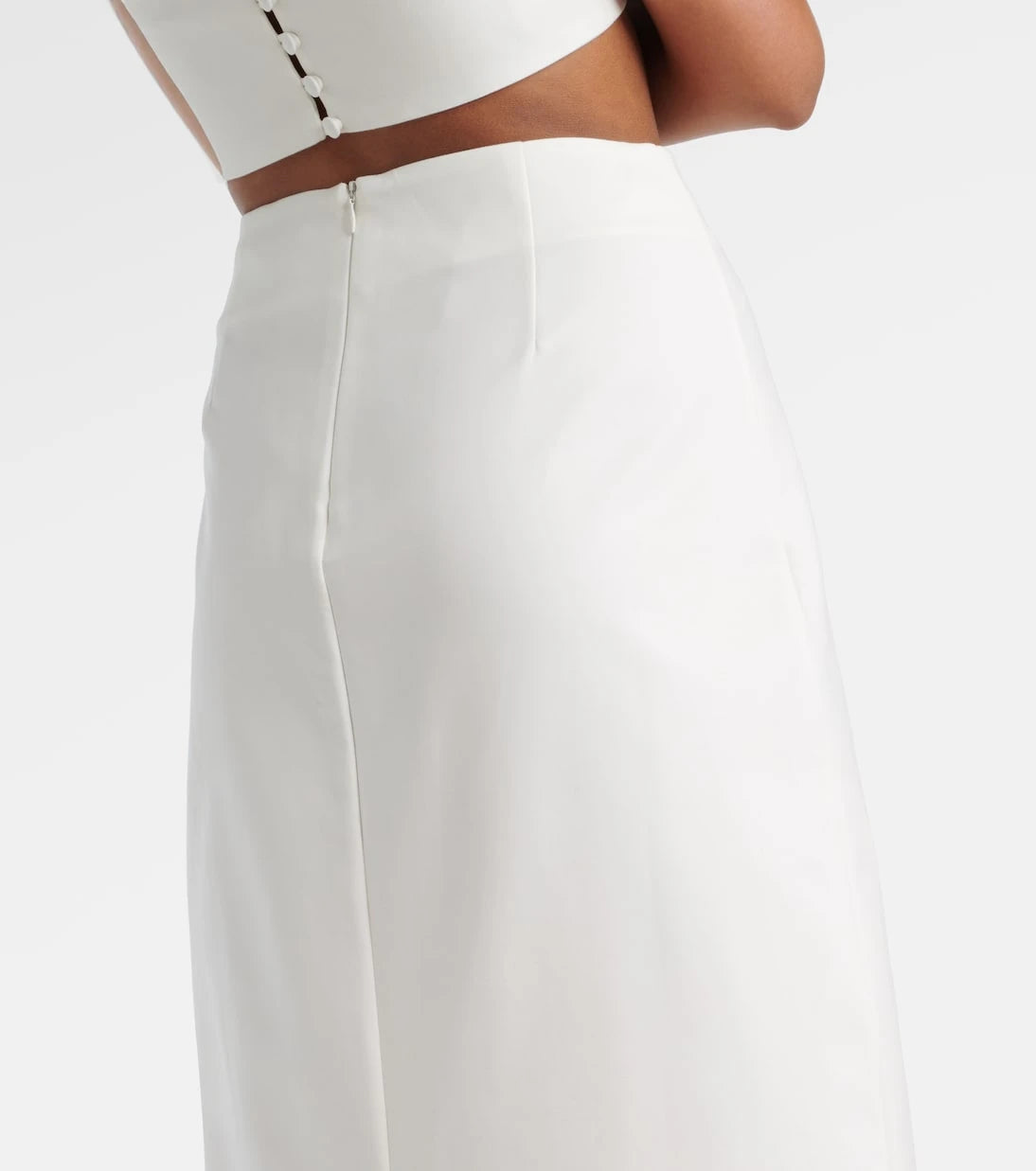 Adriana Degreas - Cotton-blend maxi skirt