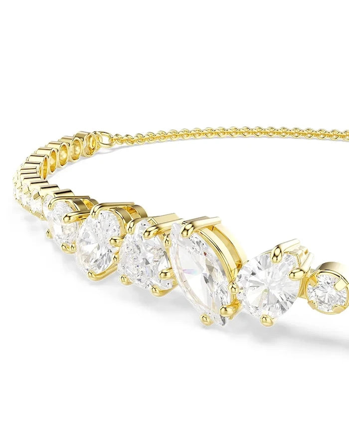Swarovski kadın altın kaplama zirkonlu bileklik MESMERA