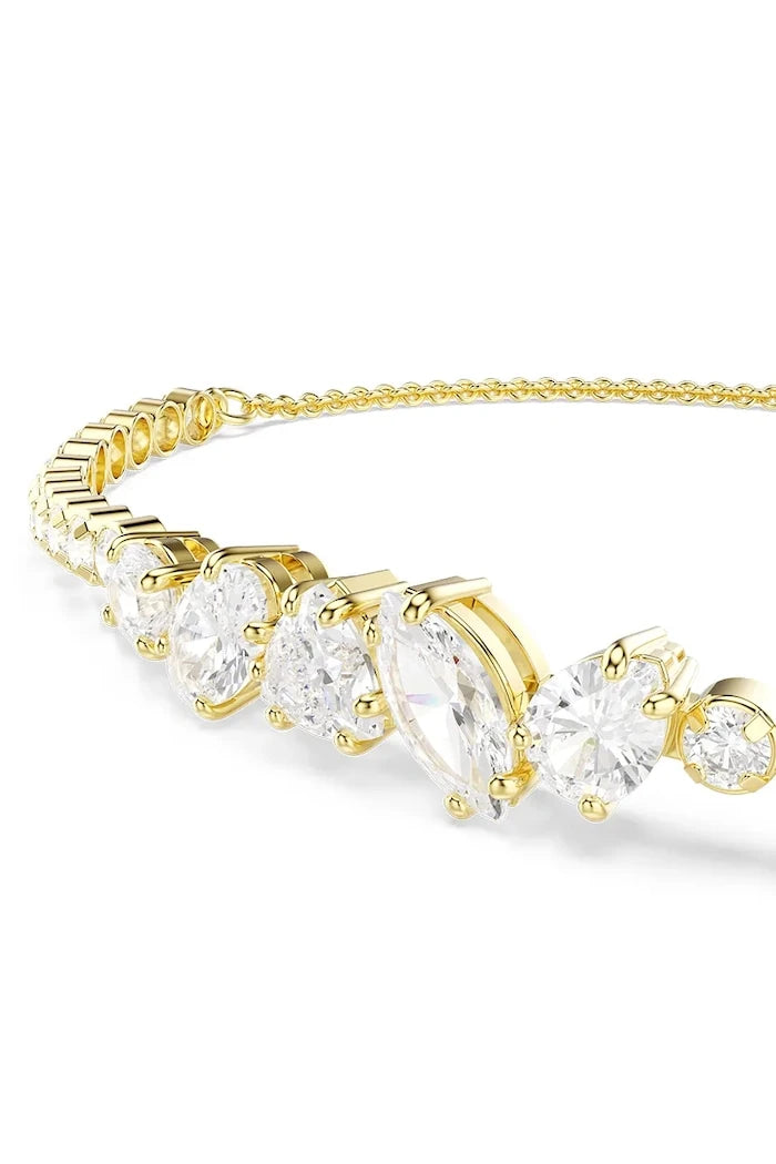 Swarovski kadın altın kaplama zirkonlu bileklik MESMERA