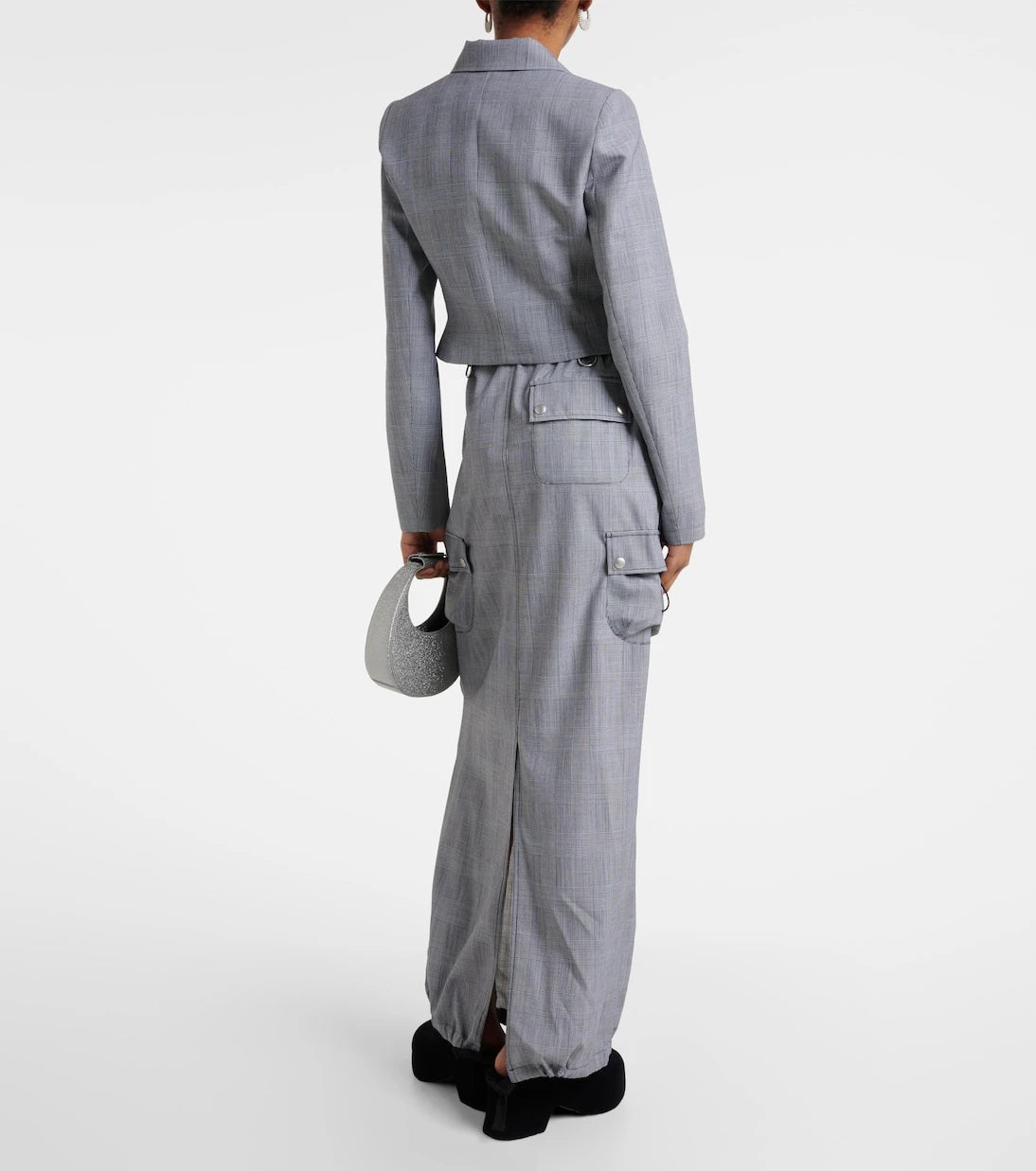 Coperni - Prince of Wales virgin wool blazer