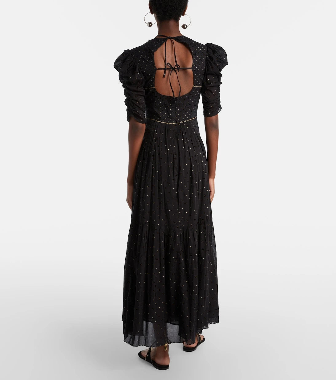 Marant Etoile - Sichene polka-dot cotton maxi dress