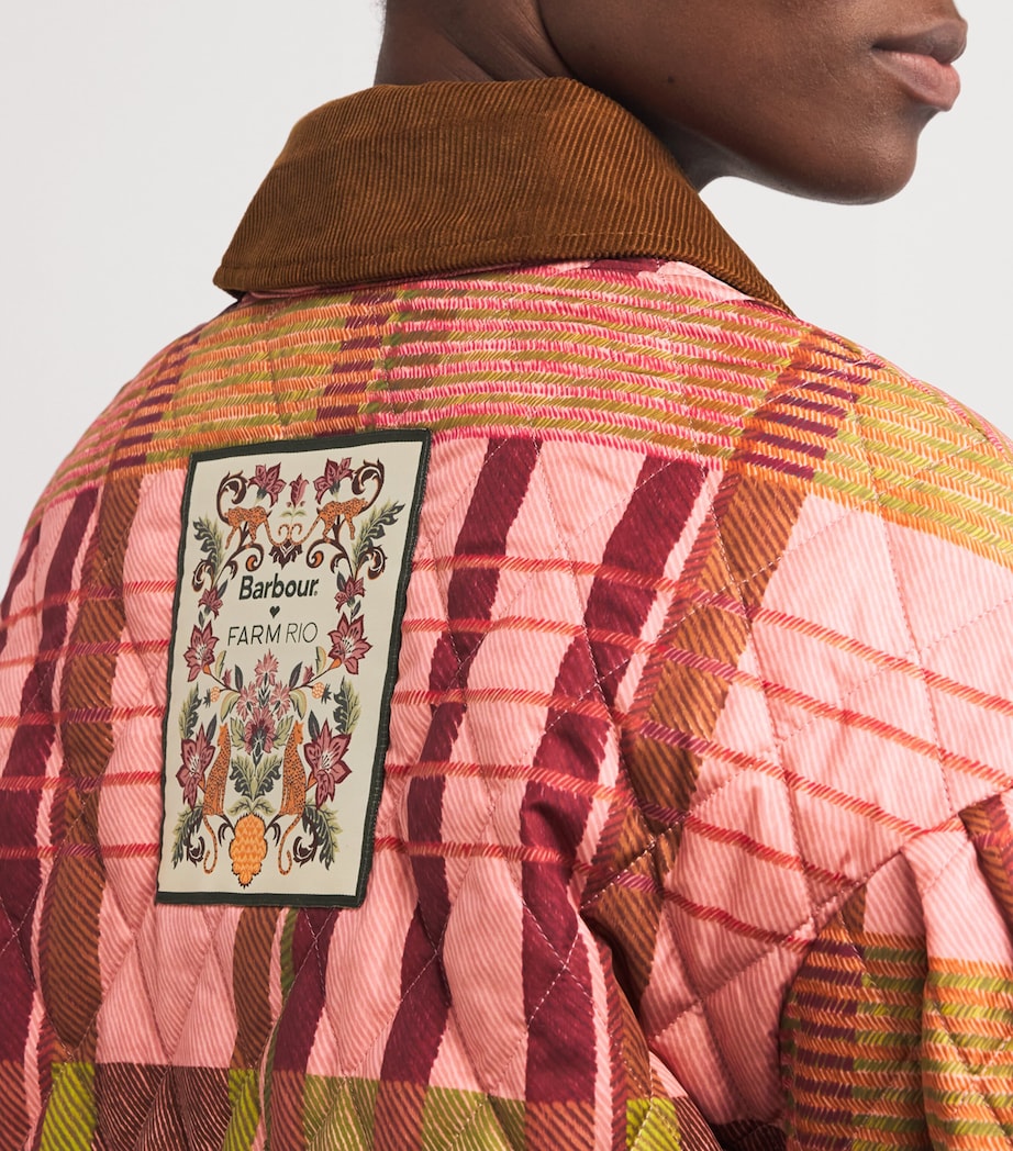 Barbour x FARM Rio Ana-Clara Quilted Jacket