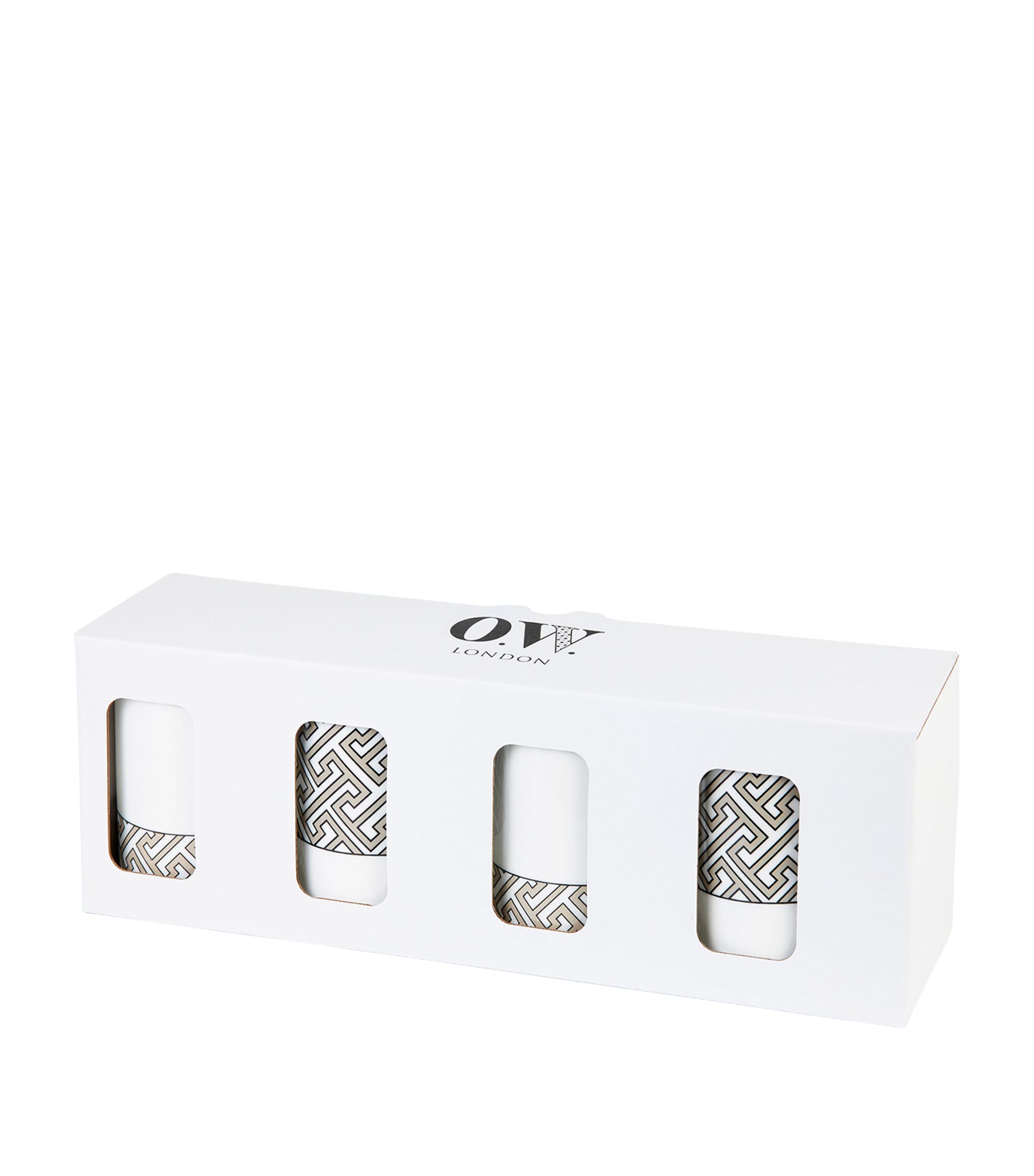 O.W.London Set of 4 Maze Mugs