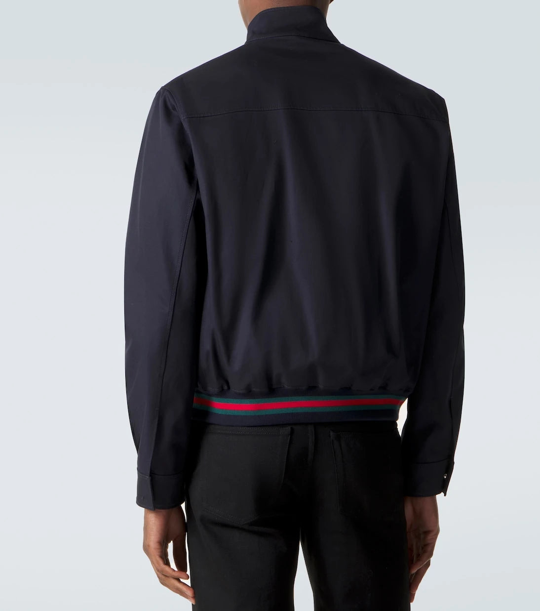 Gucci - Web Stripe cotton twill jacket